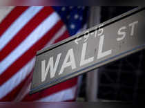 Wall Street sign outside the New York Stock Exchange