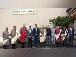 Indian delegation led by Chief Election Commissioner Rajiv Kumar visits Bhutan