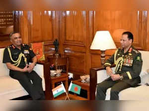 Bangladesh Army chief in India, discusses anti-terror collaboration.