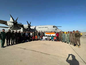 Operation Kaveri: Delhi-bound C-130J aircraft with 40 passengers onboard takes off from Jeddah