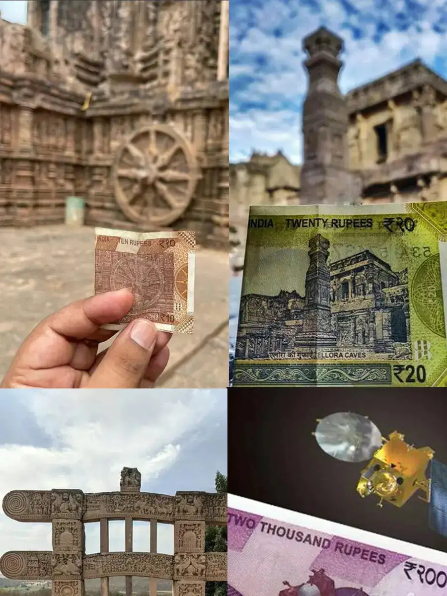 indian-currency-notes-red-fort-to-konark-temple-historical-monuments