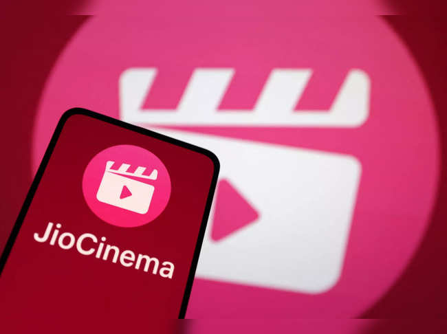 Illustration shows JioCinema logo