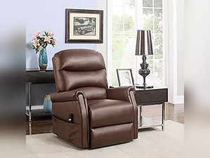 KosmoCare Electric Plush Micro Leather Power Lift Recliner Living Room Chair