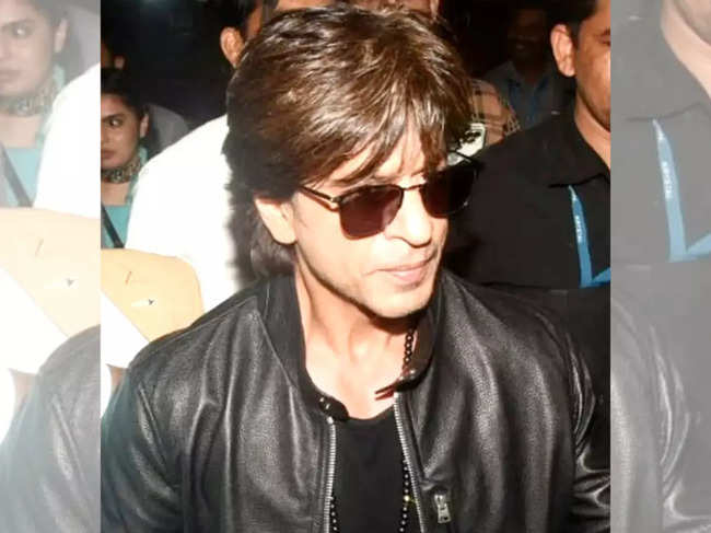 Shah Rukh's security team also stopped the person from further coming close to the actor.