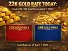 22k gold rate today: Check 22K, 24K gold prices (April 7, 2026) on Tanishq, Malabar Gold & Diamonds, Kalyan Jewellers, Joyalukkas and IBJA:Image