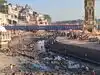 Haridwar Har Ki Pauri goes dry: Pilgrims using mugs and lotas for bathing in Ganga as holy dip becomes impossible:Image