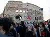 Europe protests spread to Rome&rsquo;s Colosseum as demonstrators try to force entry:Image