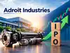 Adroit Industries makes stellar debut, lists at 87% premium over IPO price:Image