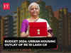 Budget 2024: Govt's push on urban housing, Rs 2.2 lakh cr for PM Awas Yojna for 1 crore families