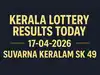 Kerala lottery Suvarna Keralam SK-49 result out today (April 17th, 2026); ₹1 crore prize winning number and full list here:Image