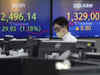 Asian stocks sink, oil surges on reports of Mid-East attacks:Image