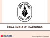 Coal India Q1 PAT up 4% YoY to Rs 10,959 cr, rev growth marginal:Image