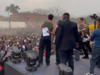 Viral Video: Slippers fly at Akshay Kumar, Tiger Shroff's 'Bade Miyan Chote Miyan' Lucknow event:Image