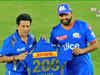 IPL 2024: Sachin Tendulkar gifts Rohit Sharma special jersey ahead of his 200th IPL match for Mumbai Indians:Image