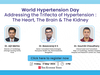 The Hypertension Health Dialogue Series: Register Now for the Webinar on The Brain, The Heart and The Kidney: The Trifecta of Hypertension:Image