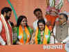 Kiran and Shruti Choudhry join BJP: Several kin of Haryana's famous 'Lals' now in BJP fold:Image