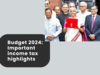 Budget 2024 income tax highlights: Changes to taxation of capital gains, STT, income tax slabs, new tax regime, standard deduction, TCS rates:Image