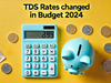 TDS rates reduced in Budget 2024: New tax deducted at source applicable on rent payments, insurance, purchase of MF units, sale of property:Image
