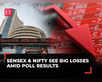 NDA vs INDIA bloc: Stock markets bleed on results:Image