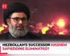 Hezbollah's successor 'unreachable' since last IDF Beirut strikeout:Image