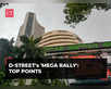 Sensex shoot up 2600 pts intraday, Nifty sees biggest opening in 4 yrs:Image