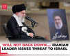 Iran's allies 'will not back down', Khamenei threatens Israel:Image