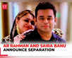 AR Rahman, wife Saira Banu end 29-year marriage:Image