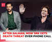 Shah Rukh Khan receives death threat after Salman Khan:Image