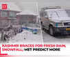 Kashmir upper areas get light snowfall, rain:Image