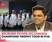 ICC puts PCB's 'POK' CT Trophy tour on hold:Image