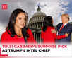 Trump picks Tulsi Gabbard as Intelligence Director:Image