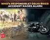 Image for Delhi biker falls in unmarked construction pit, loses life