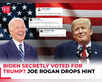 Did Joe Biden secretly vote for Donald Trump?:Image