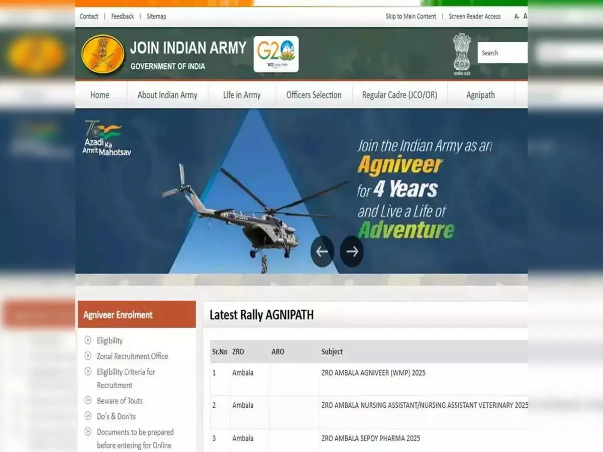 Indian Army Agniveer Recruiting Image