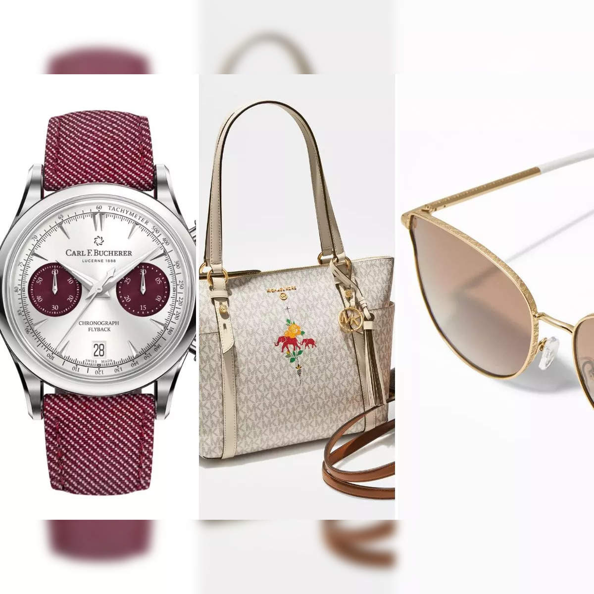 Pink Cosmetic Bag Watch Jewelry Perfume Stock Photo 1354067153 |  Shutterstock