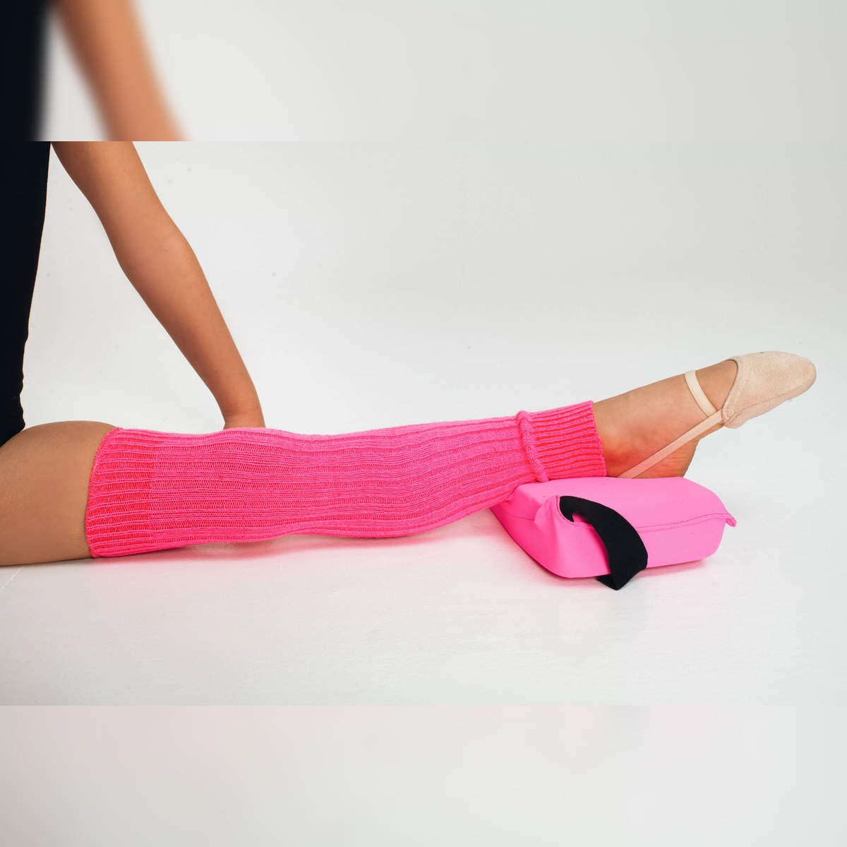 1 Pair Women's Leg Warmers 80s Dance Yoga Long Knit Socks Costume Neon Green