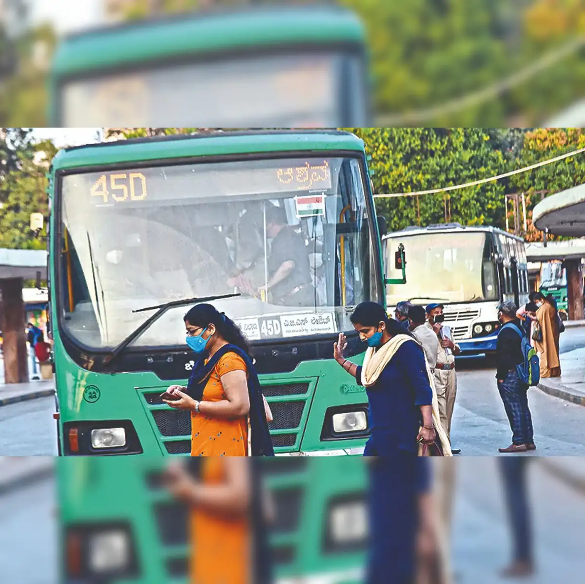 Karnataka news: Karnataka commences free bus ride service for women - The  Economic Times