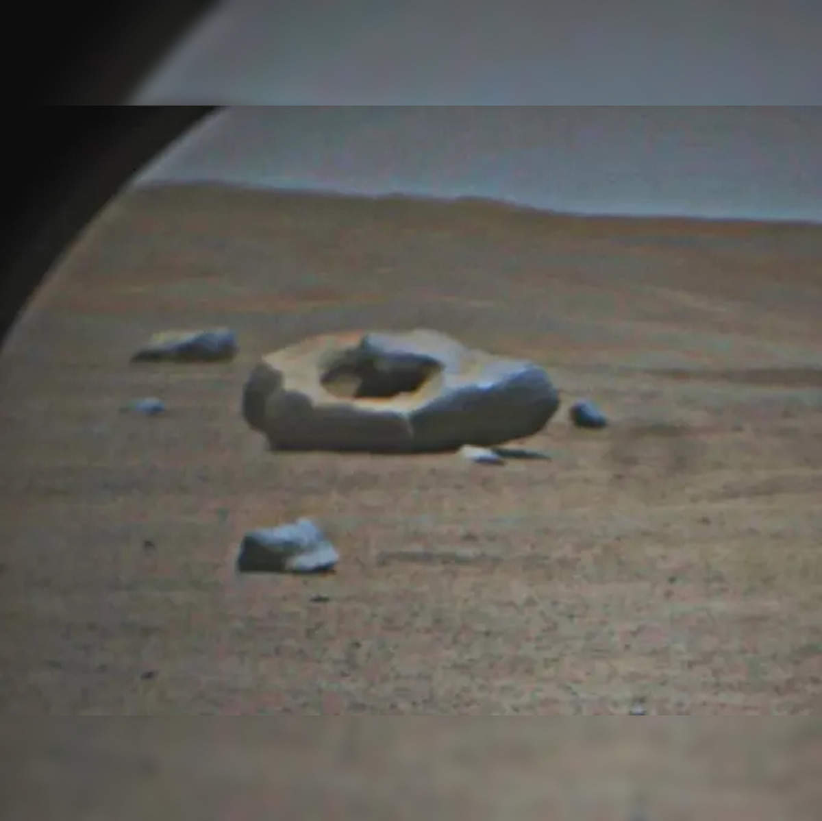 NASA's Perseverance Rover Captures Donut-Shaped Rock On Mars