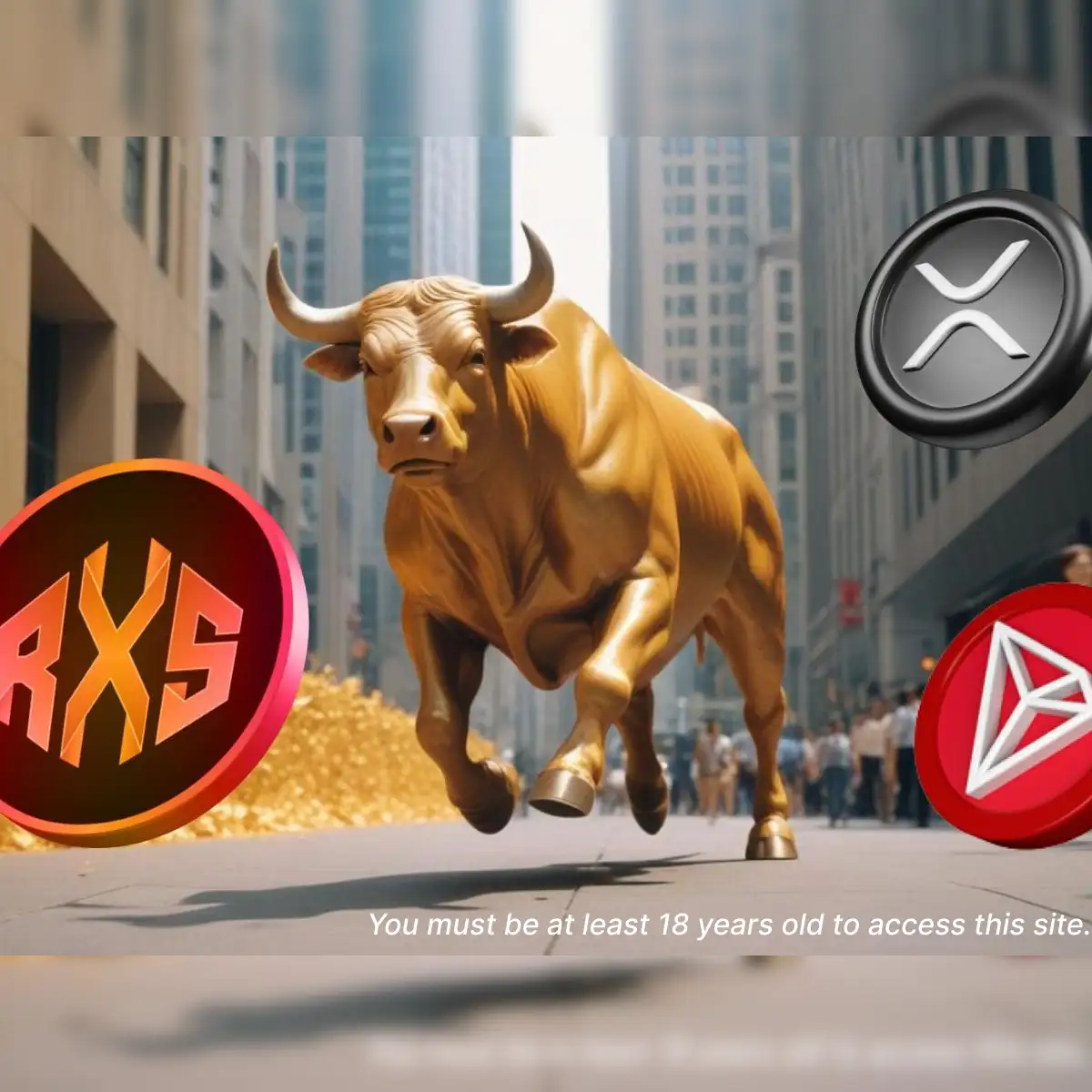 Ripple (XRP), Tron (TRX), Rexas Finance (RXS): Three cryptos under $1 that  could soar past $5 this bull cycle - The Economic Times