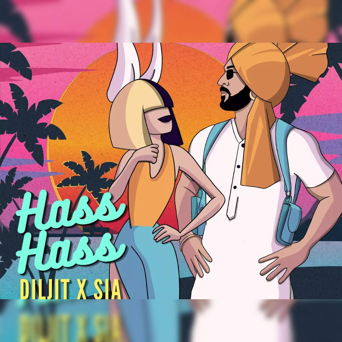 Sia and Dilijit Dosanjh have teamed up for Hass Hass giving punjabi mu