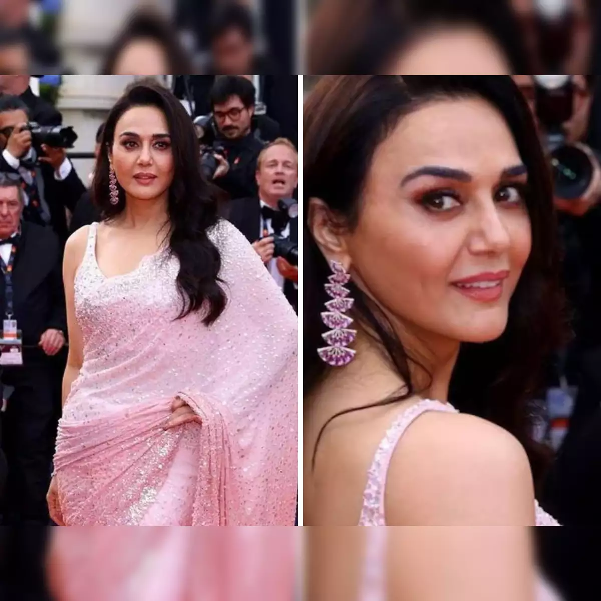 preity zinta Cannes: Preity Zintas Cannes appearance sparks Fake Accent  outcry on social media - The Economic Times