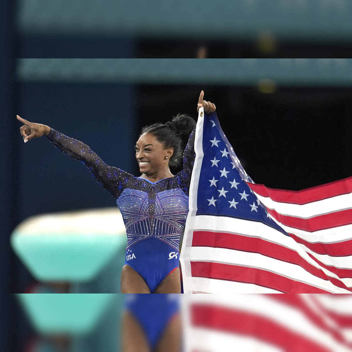 paris olympics: Simone Biles makes history with second all-around Olympic  gymnastics title, 8 years after her first - The Economic Times