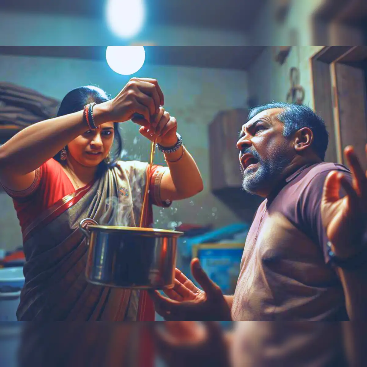 Tamil Nadu woman pours boiling oil on husband after he stops her from  working - The Economic Times