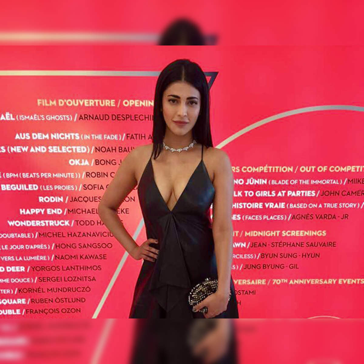 Cannes Film Festival Shruti Haasan graces the Cannes red carpet  