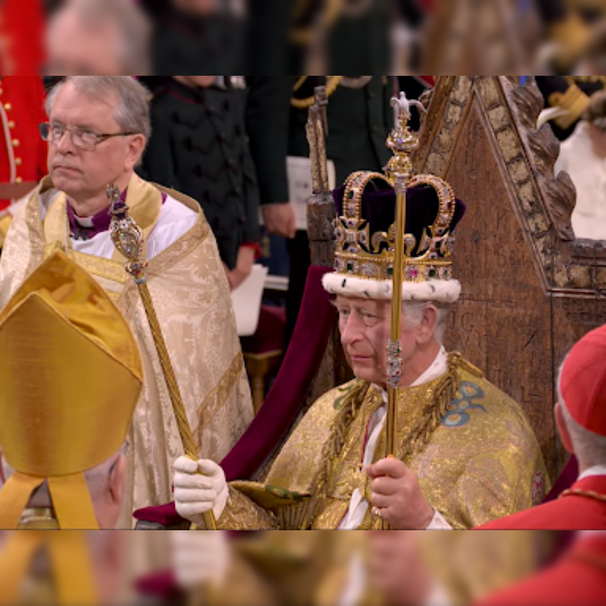 King Charles III crowned at London's Westminster Abbey - The