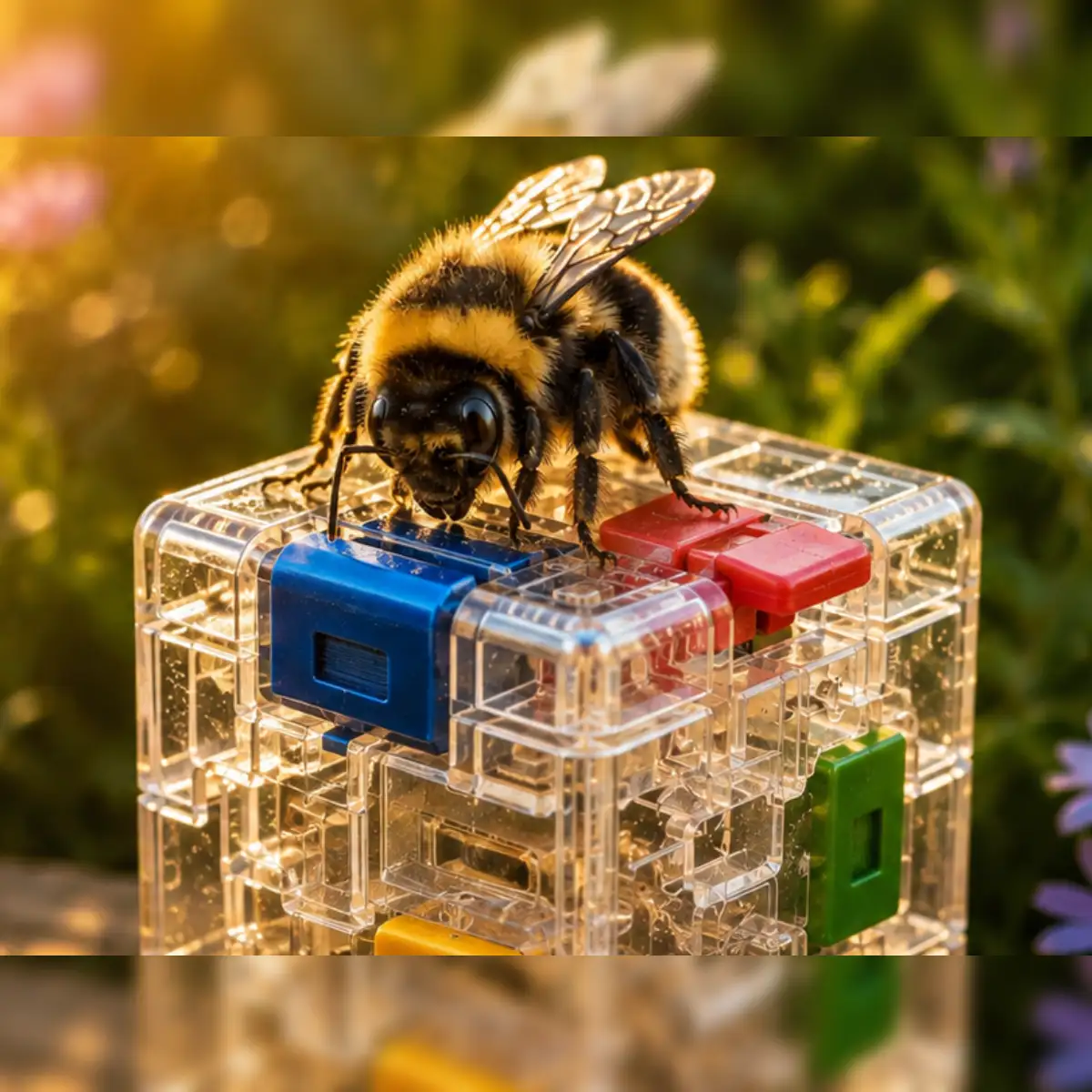 In 2023, scientists trained bumblebee demonstrators to open a