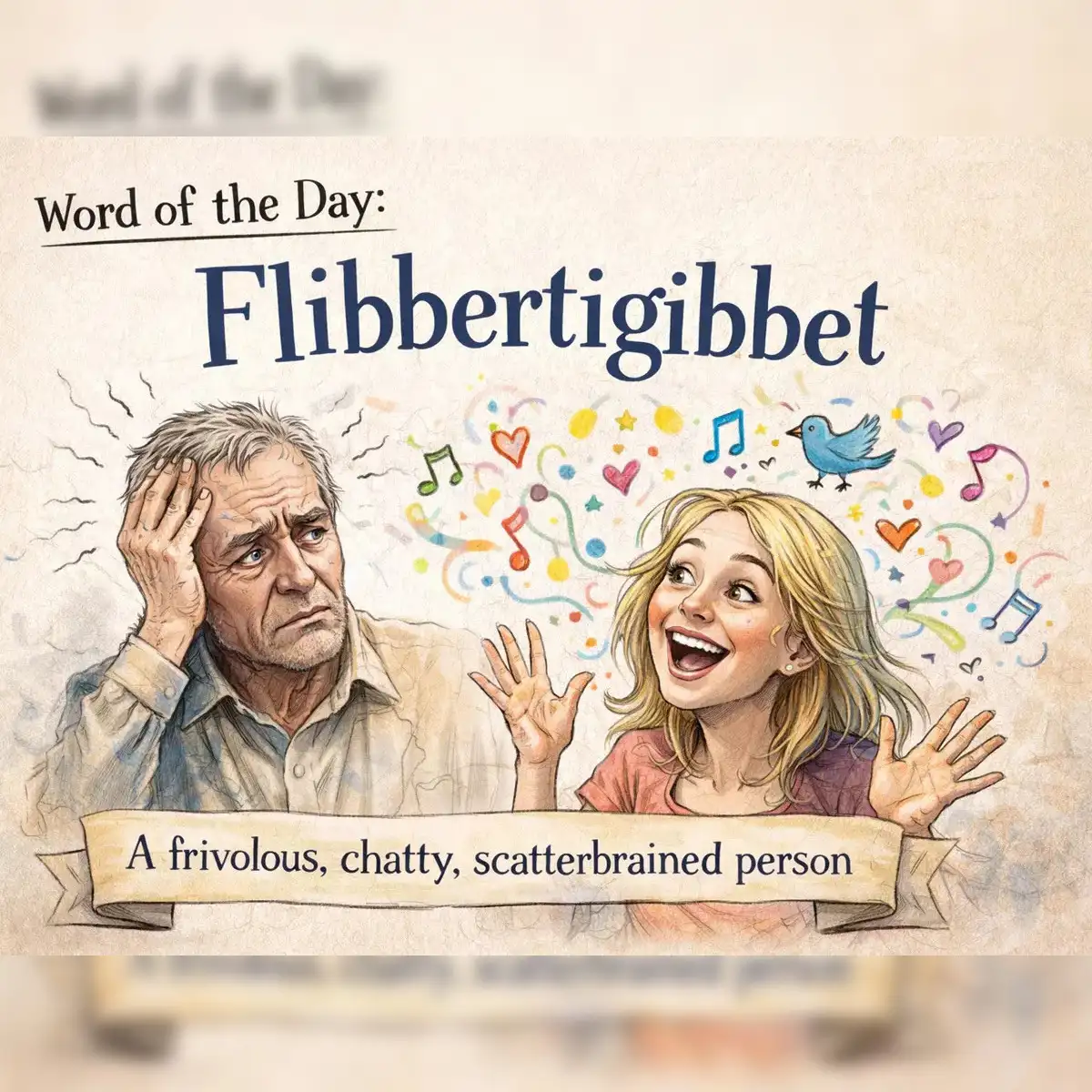 Word of the Day: Flibbertigibbet - The Economic Times