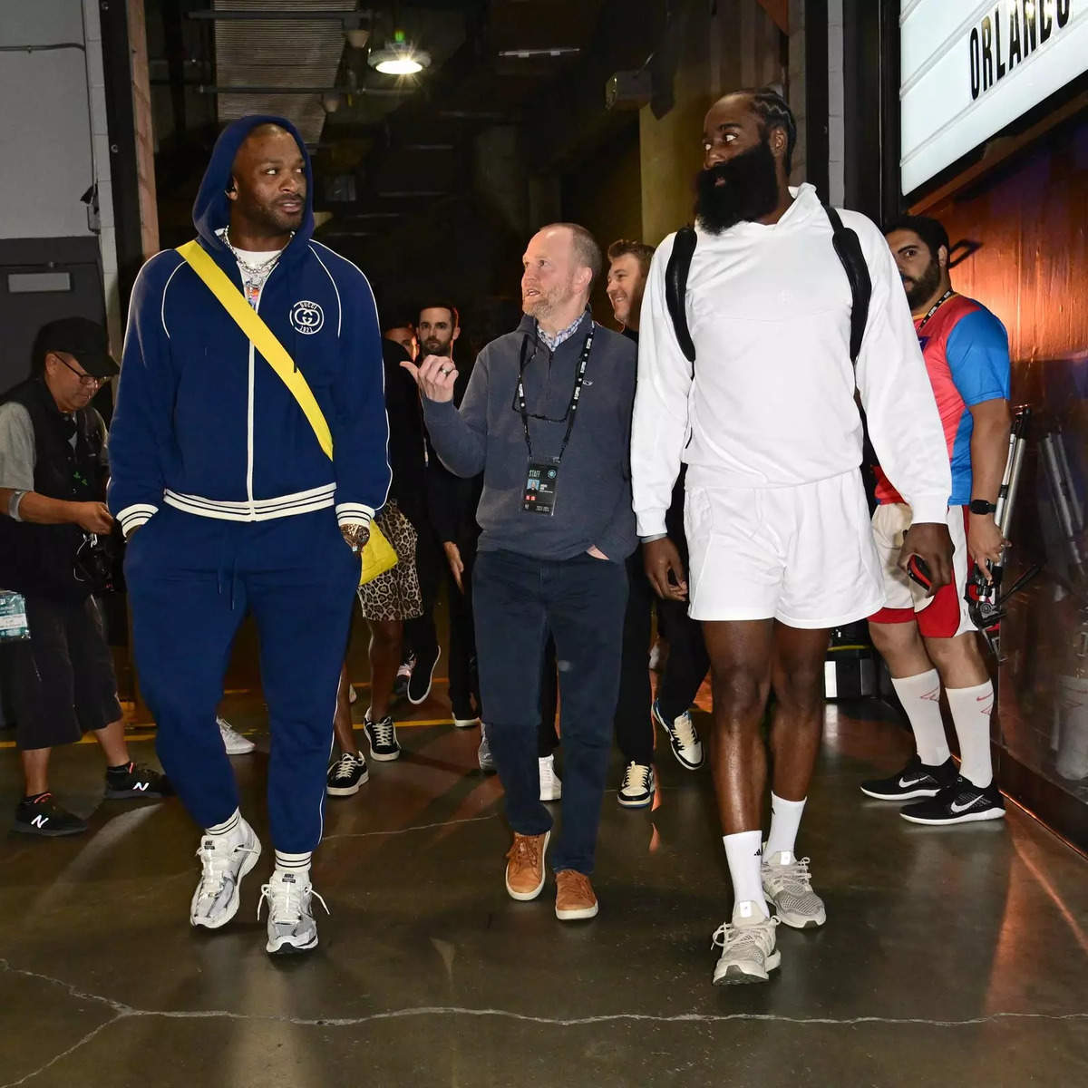 james harden  PJ Tucker : James Harden, PJ Tucker eases into Clippers  locker room ahead of Lakers clash