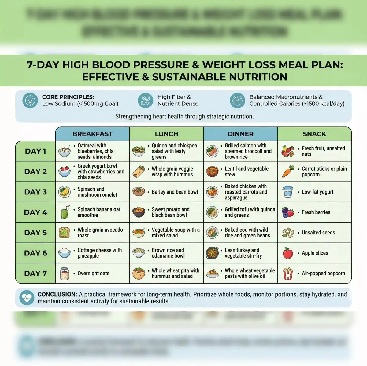 7 day high blood pressure meal plan for effective and sustainable weight  loss - The Economic Times