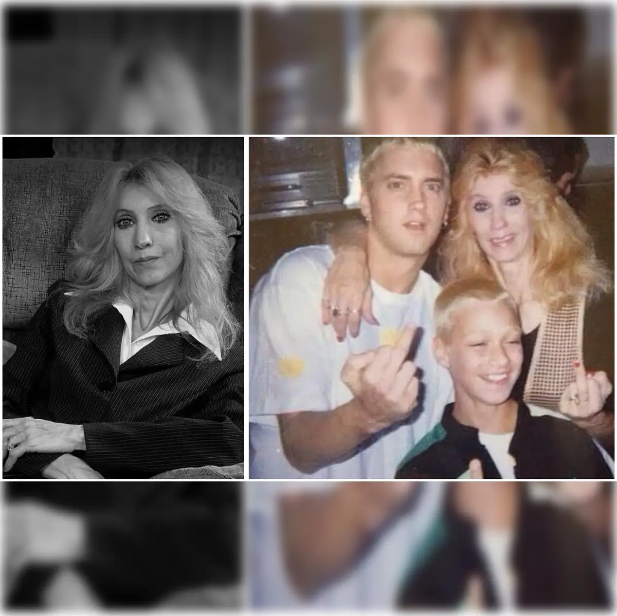 【M M.mother】 Eminem's mother Debbie Nelson, whose rocky relationship